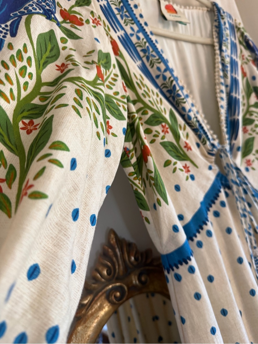 Farm Rio Macaw Flight Tiered Maxi Dress XS - Picture 8 of 14